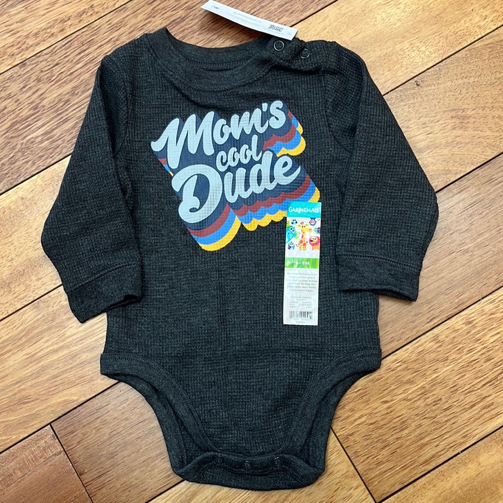 Garanimals “Mom’s cool dude” long sleeve onsie
